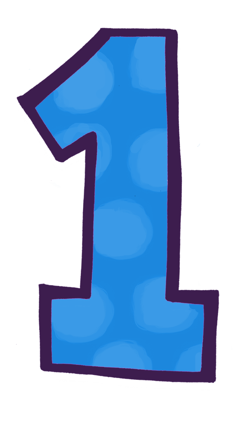 Number 1 Blue Number 1 Blue