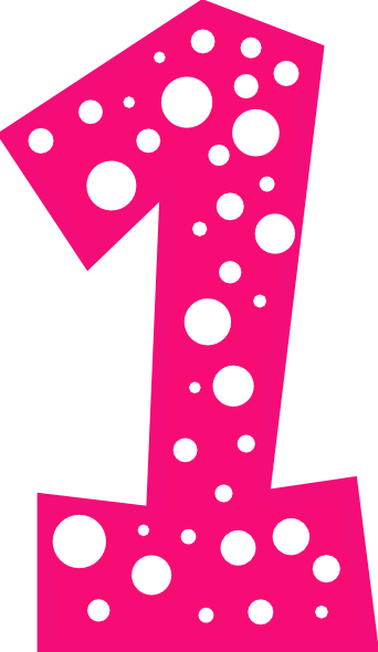 number 1 birthday clipart number pencil and color birthday