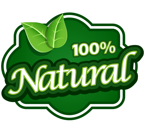 100% natural leaf green logo png #410