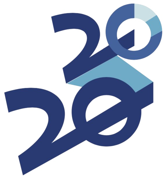 new year 2020 png, blue design #32383