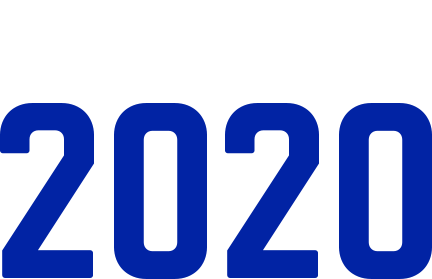 Simple blue 2020 year png #32392