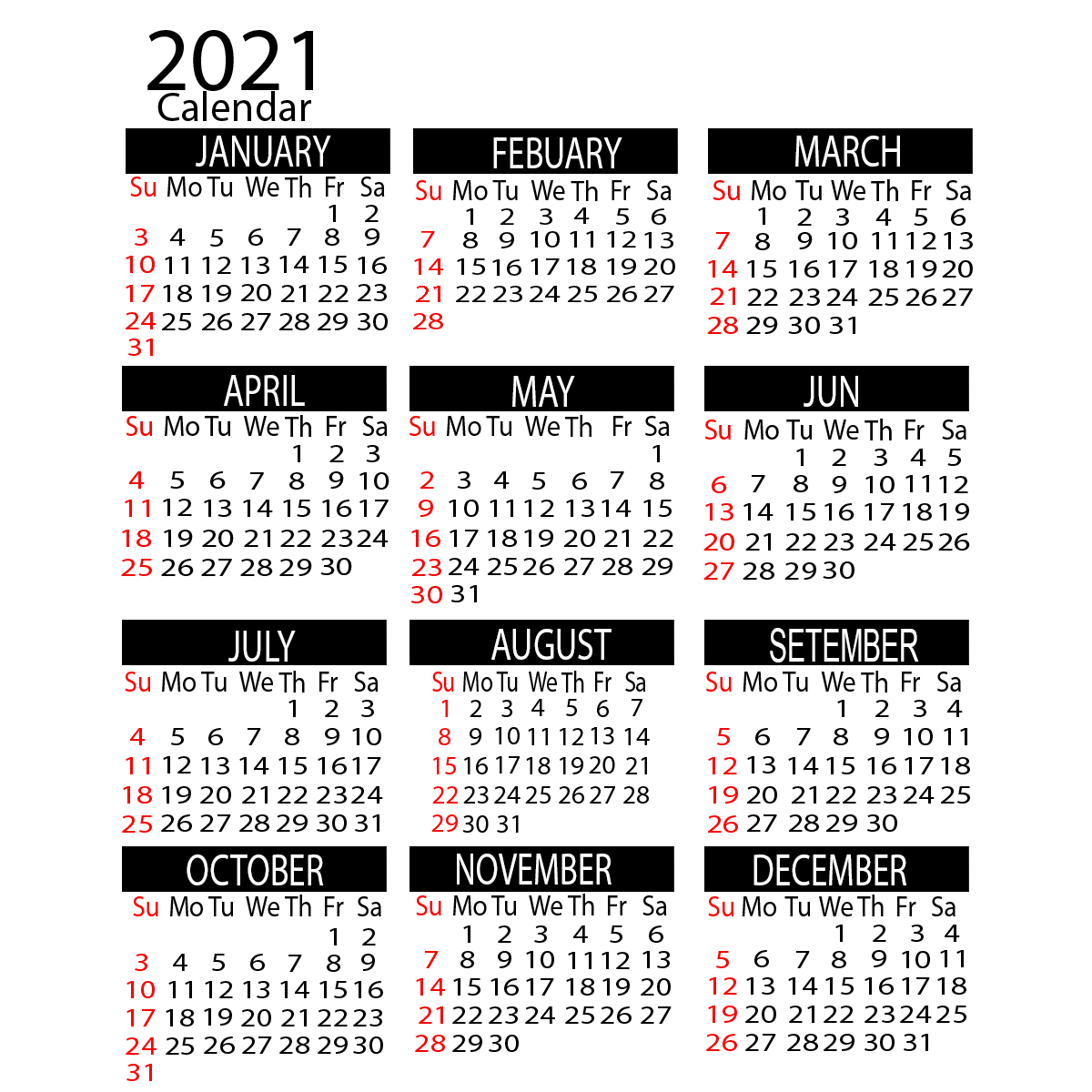 Calendar 2021 Png Transparent Image Free Transparent Png Logos