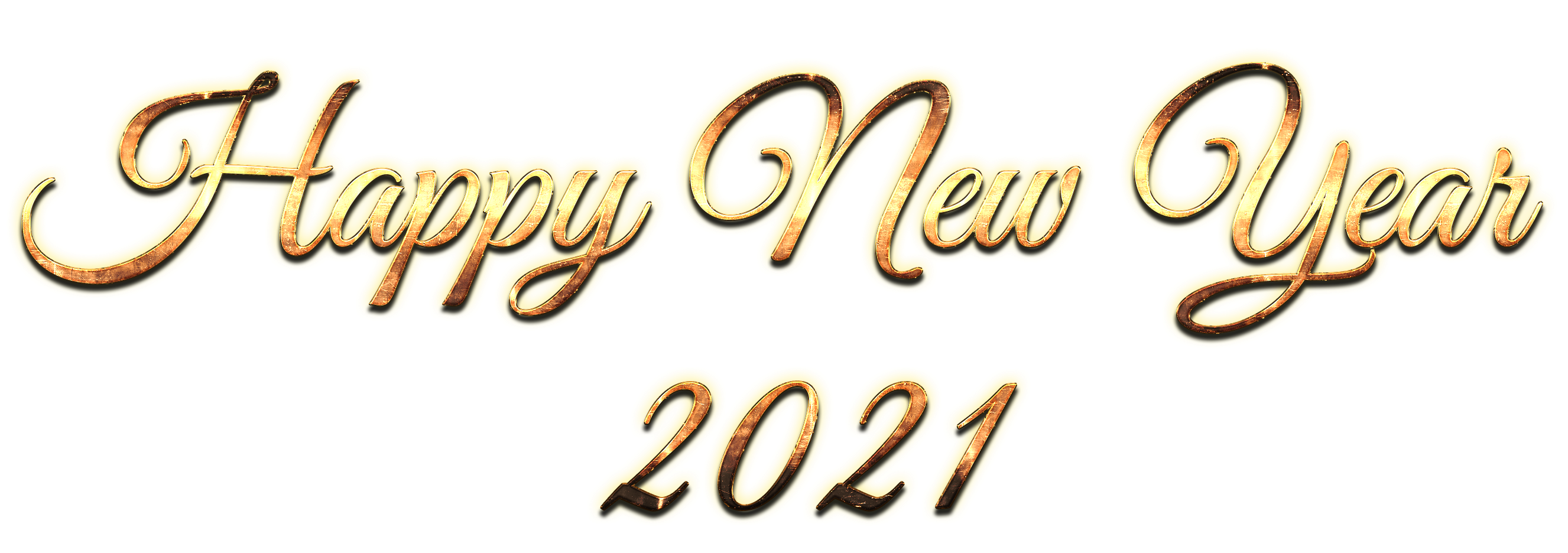 Golden 2021 new year free png download #41571