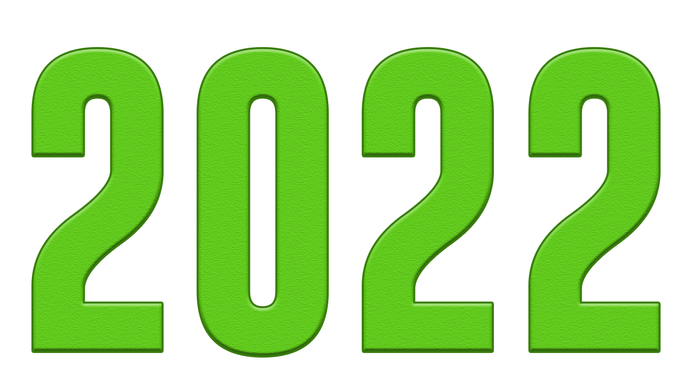 2022 simple transparent year png #42080