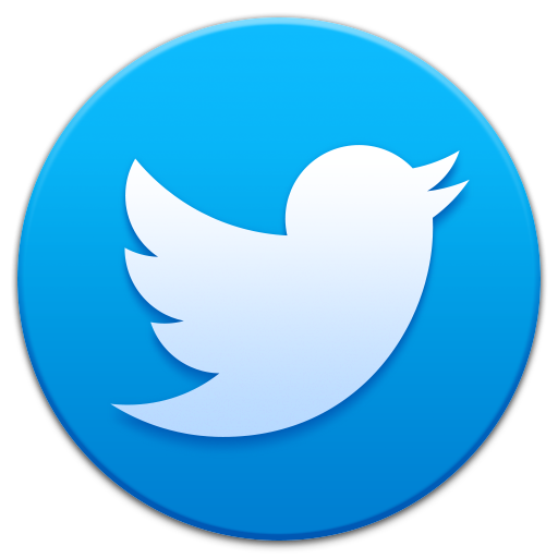 512x512 logo twitter icon smooth app iconset ampeross #27142