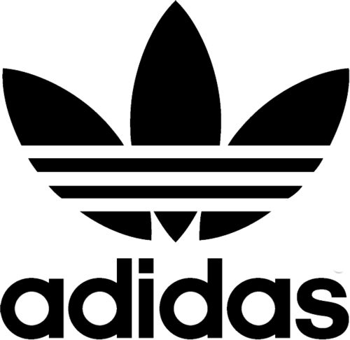 adidas logo white background