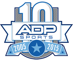 adp sports tenth anniversary png logo #6442