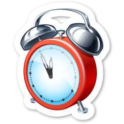 alarm clock icon magnets icons softiconsm #24249