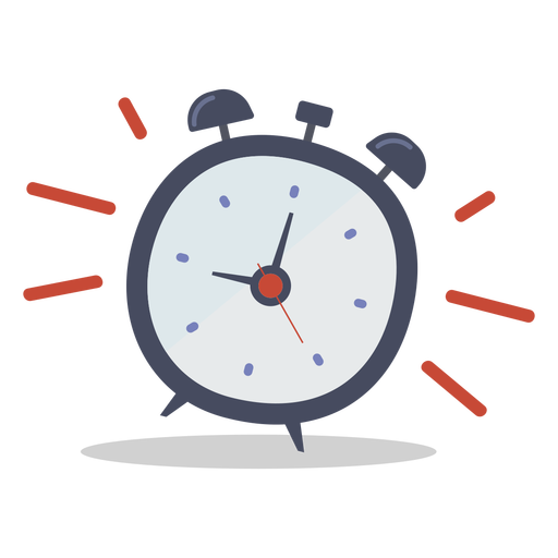 alarm clock ringing doodle transparent png svg vector #24236