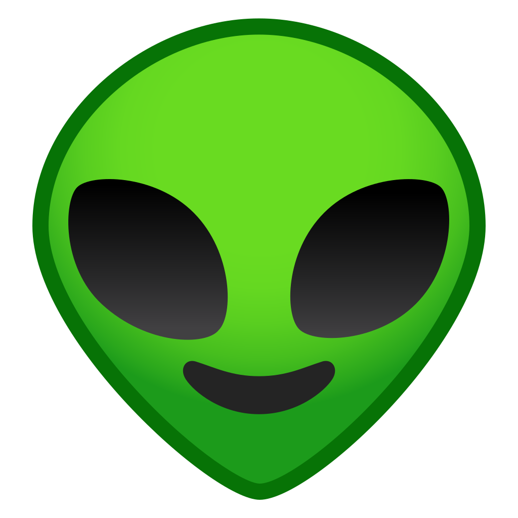 alien icon noto emoji smileys iconset google #22390