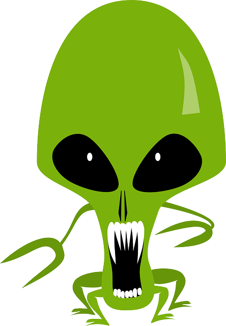 vector graphic alien cosmic monster space #22352