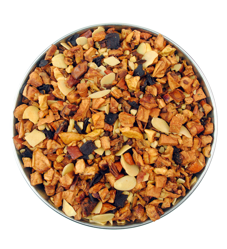 almond, caramel almonds fruit tea fresh loose tea true tea company #30355