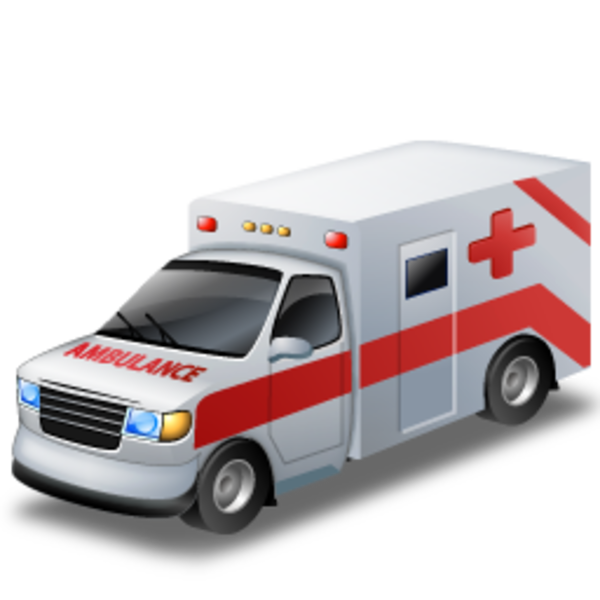 ambulance icon images clkerm vector clip #35591