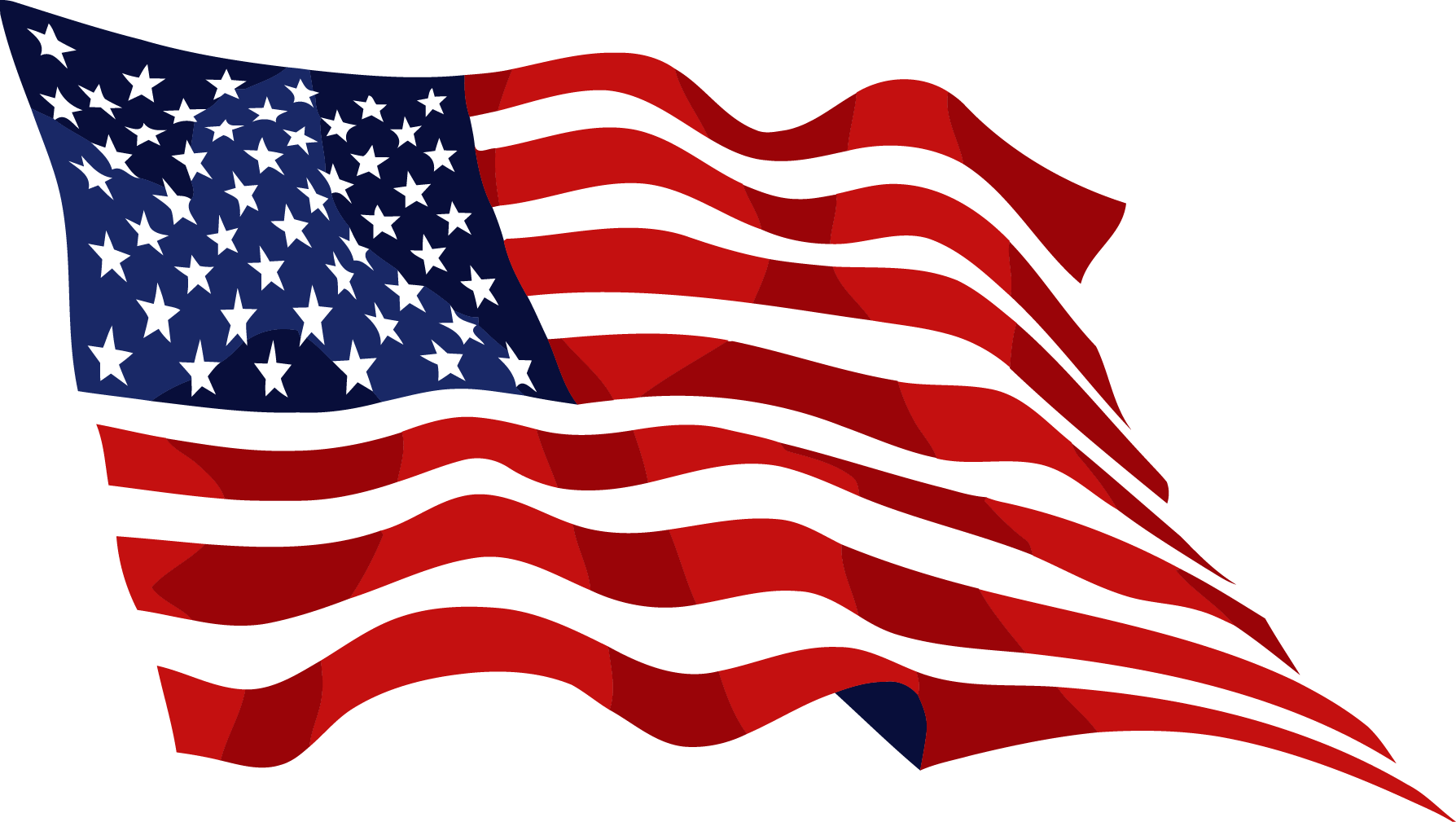 american flag transparent background