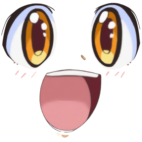 cartoon anime faces png #7386