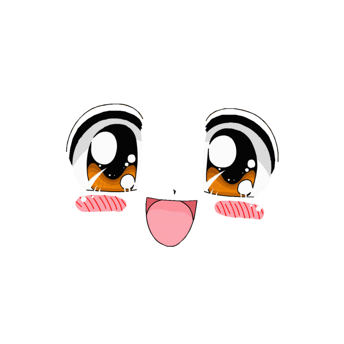 Anime Face Png Free Transparent Png Logos - shocked roblox face transparent