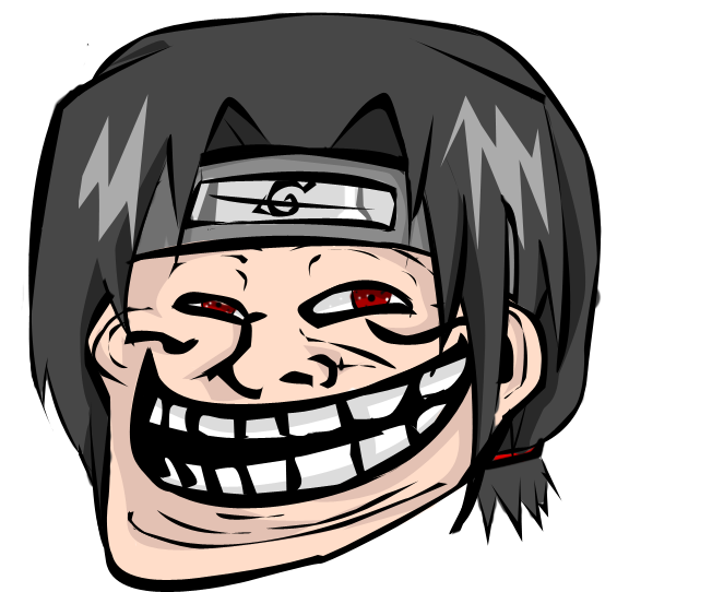 itachi troll face erinrocks122 deviantart #7401