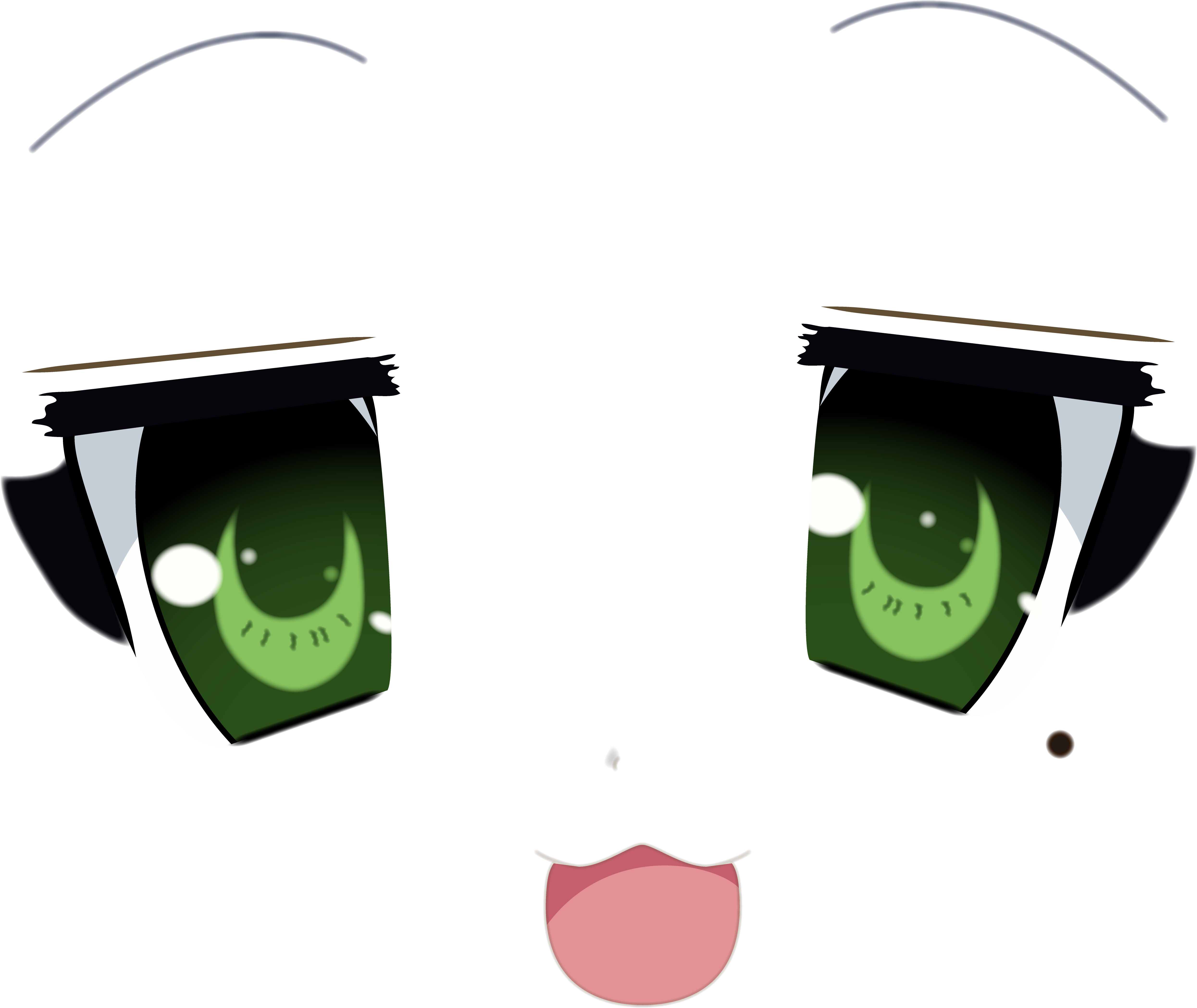 Anime Face Png Free Transparent Png Logos - cute anime faces roblox