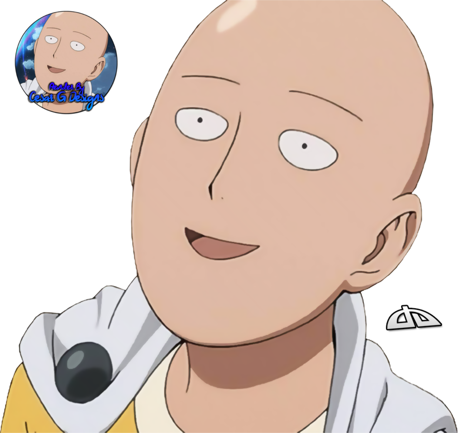 saitama funny face cesargdesigns deviantart #7408