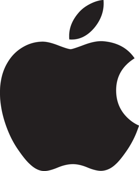 apple logo images clkerm vector clip art 9726