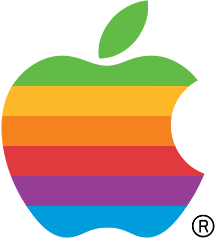 apple logo png file apple computer logo rainbow svg wikibooks open #9740