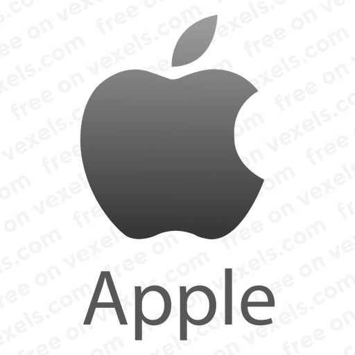 apple logo transparent png svg vector #9732