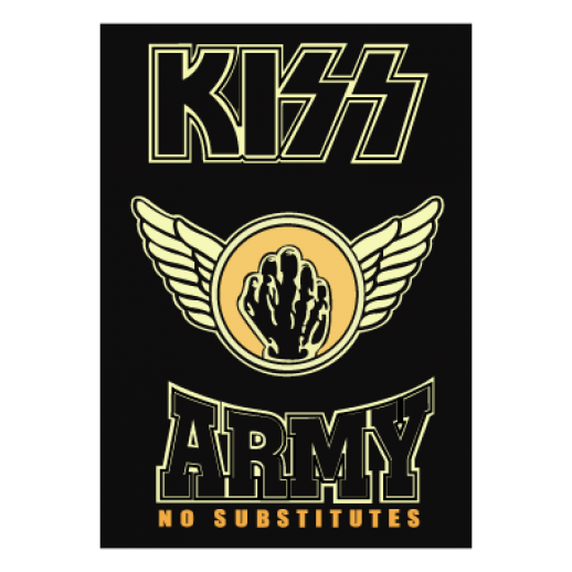 kiss army fist logo vector png #6628