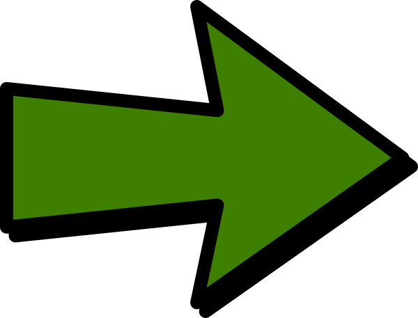 green right arrow clip art png #37894