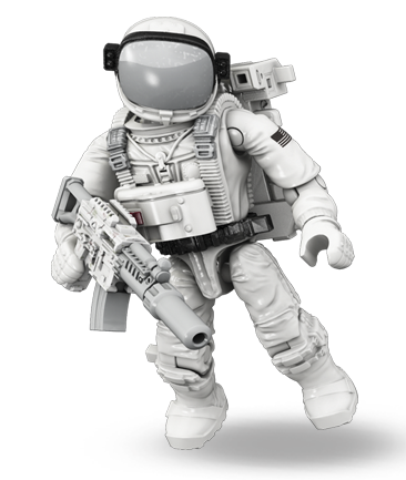 call duty astronaut mega construx #24477