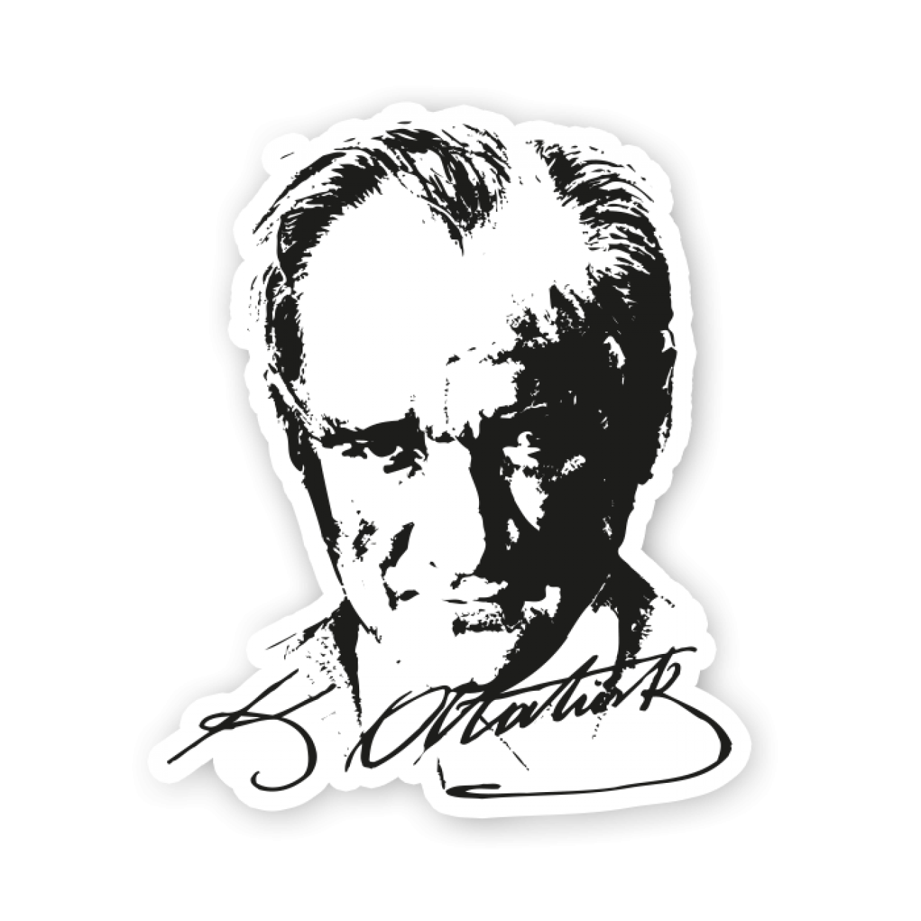 atatürk sticker, imza #32343