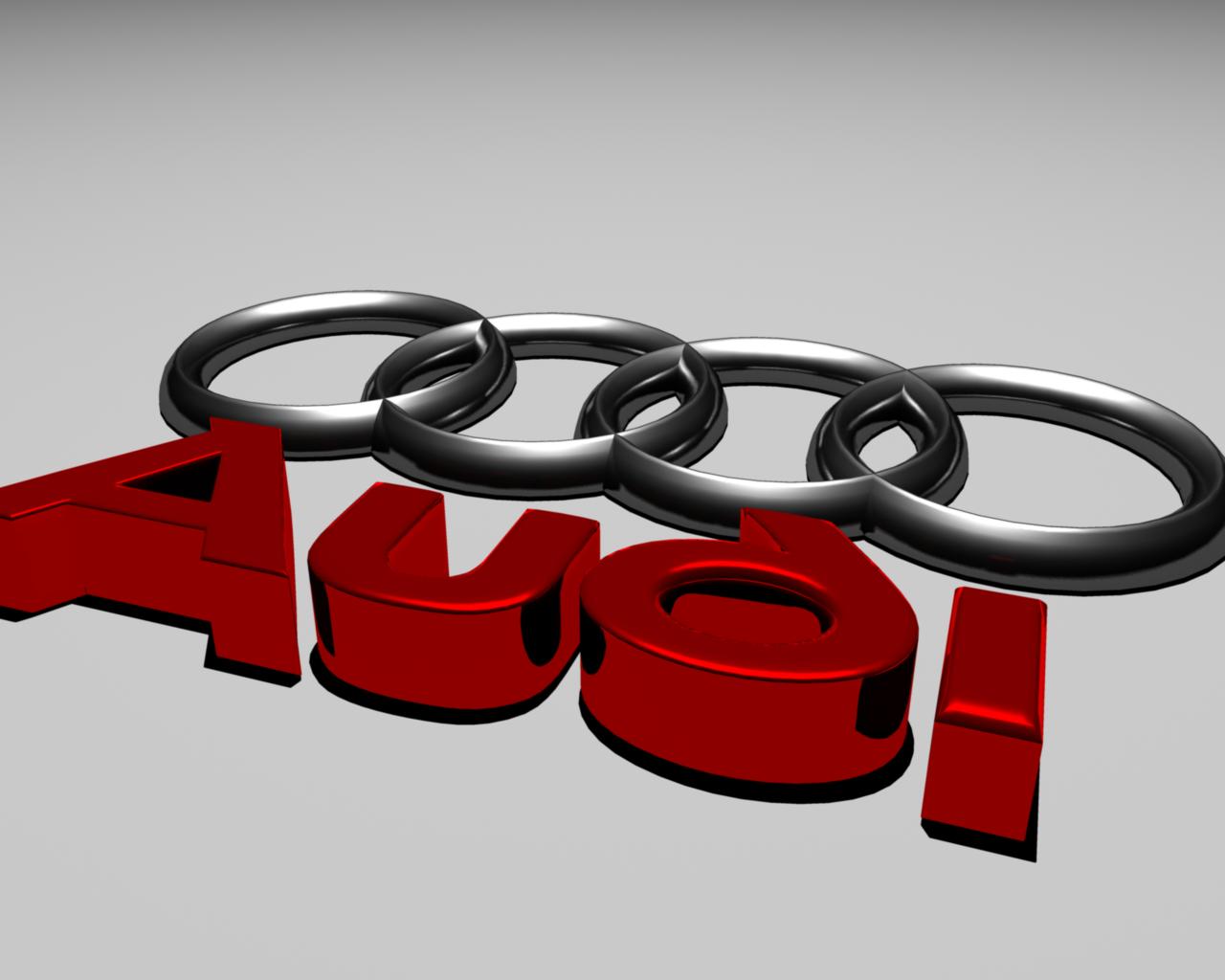 audi 3d red logo chain symbol png #737