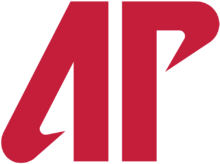 AP text pink logo png #1172