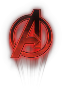 red and dark avengers logo png #4991