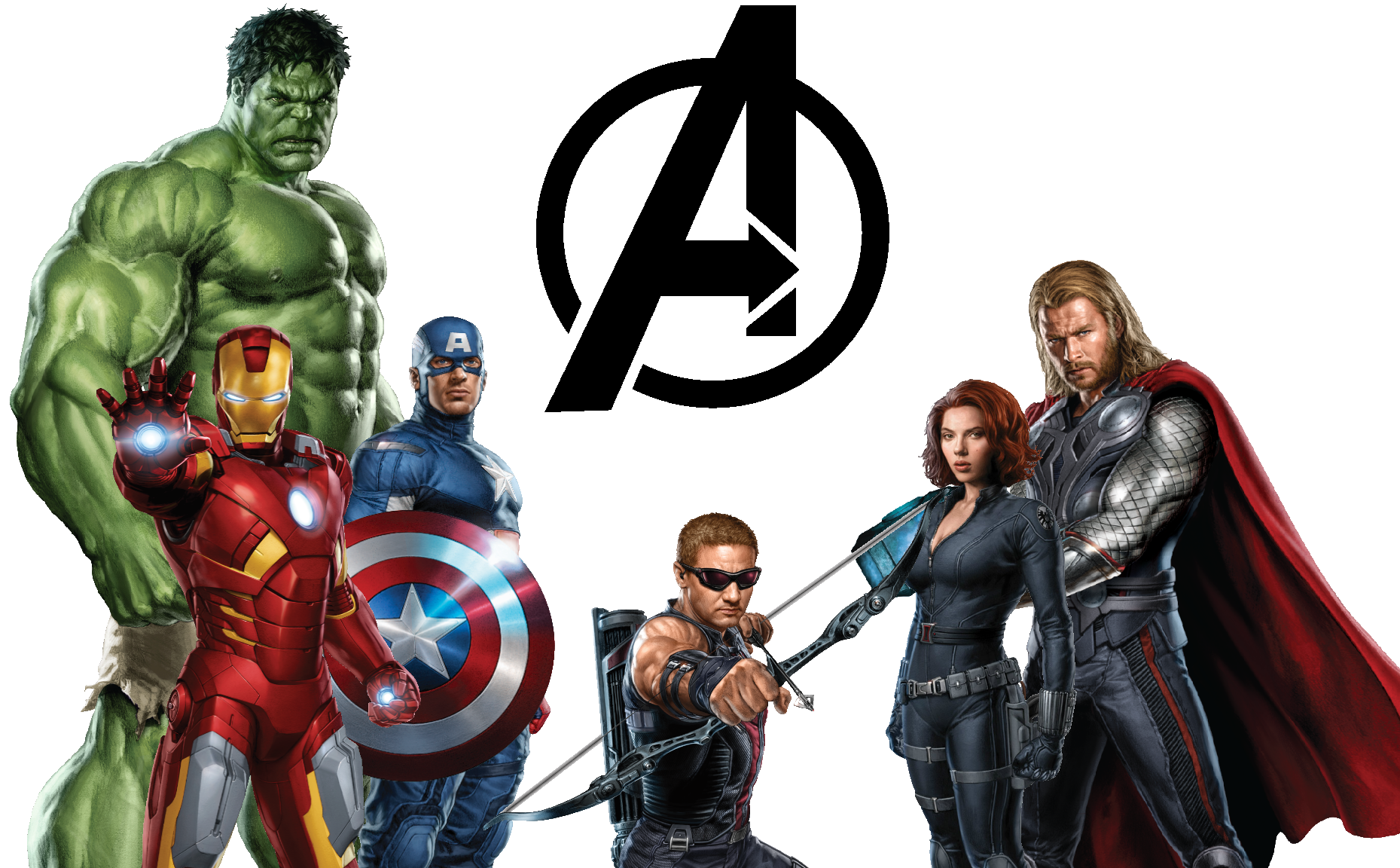 Avengers PNG - Marvel Avengers Endgame Transparent Background