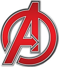 red marvel avengers assemble logo #41018