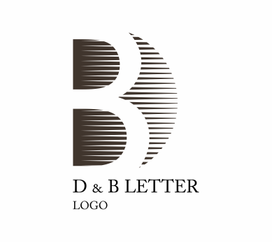 B and D letter logo png #117