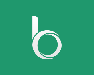 b letter on green background png #109