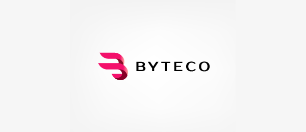 b letter example logo byteco png #120