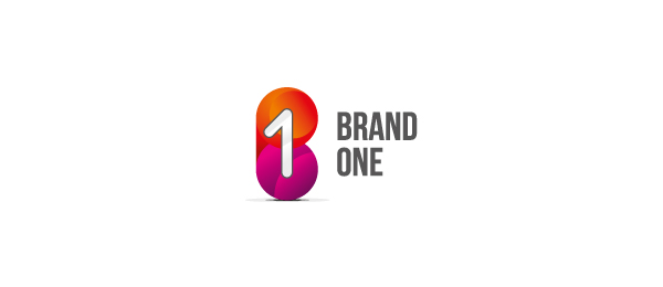 b brand one abstract logo png #129