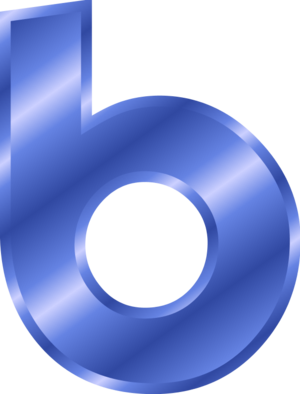 Blue logo letter b png #115