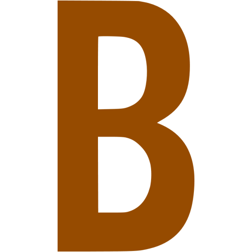 b letter brown letter icon brown letter icons #34957