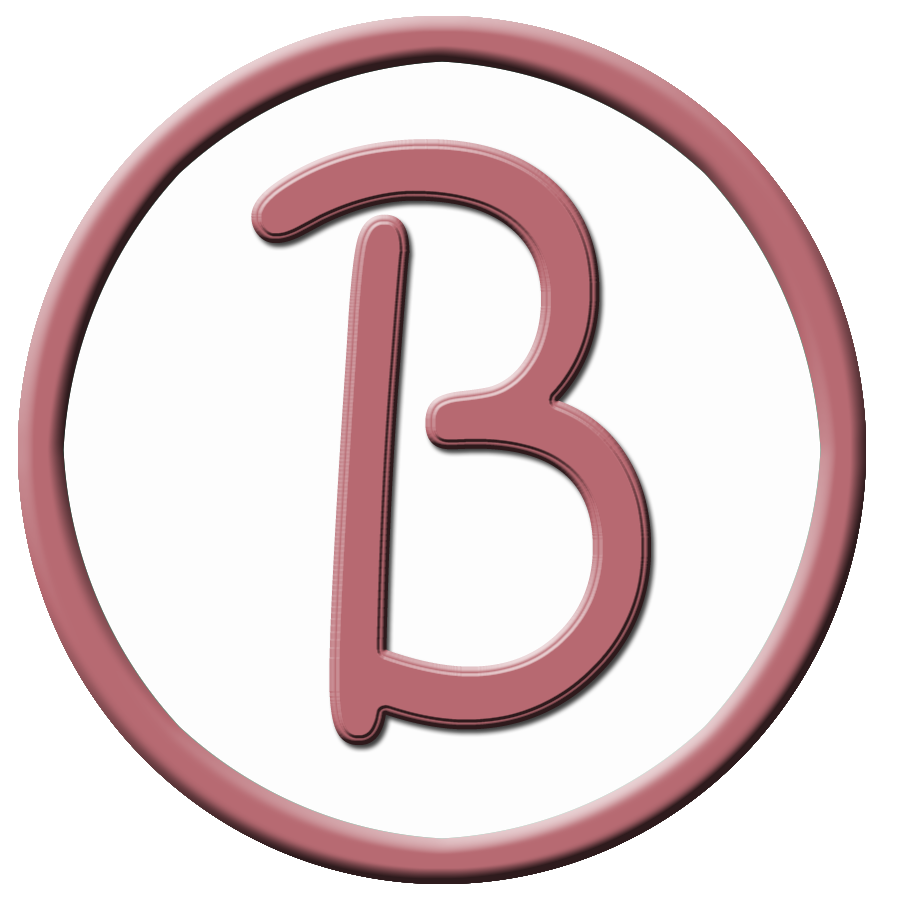 b letter in circle transparent #34951