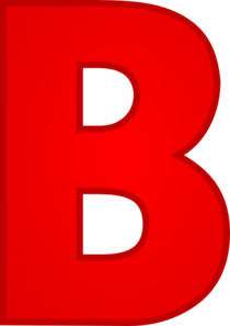 b letter letter clip art clkerm vector clip art online #34961