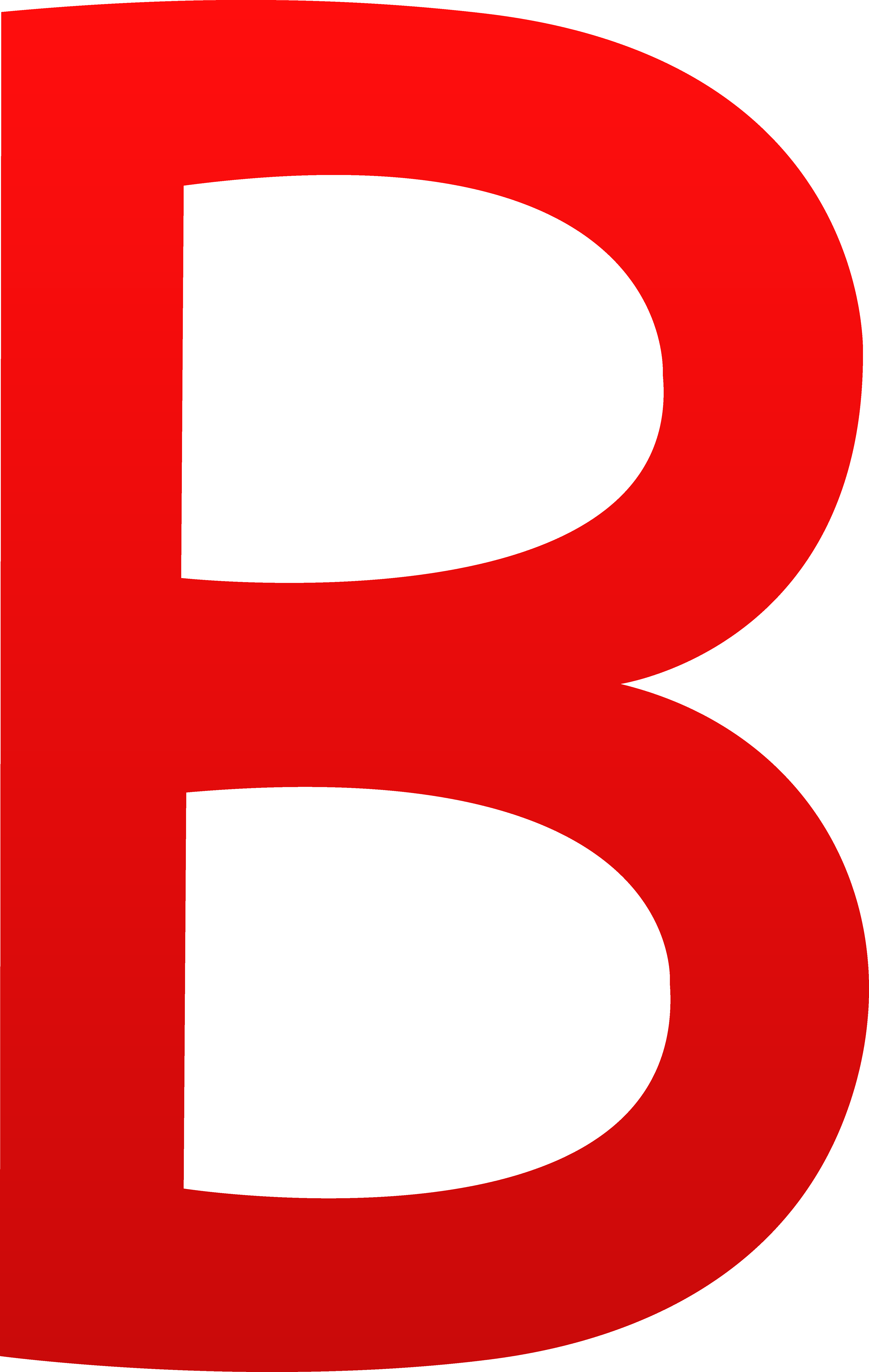 classic letter b red png