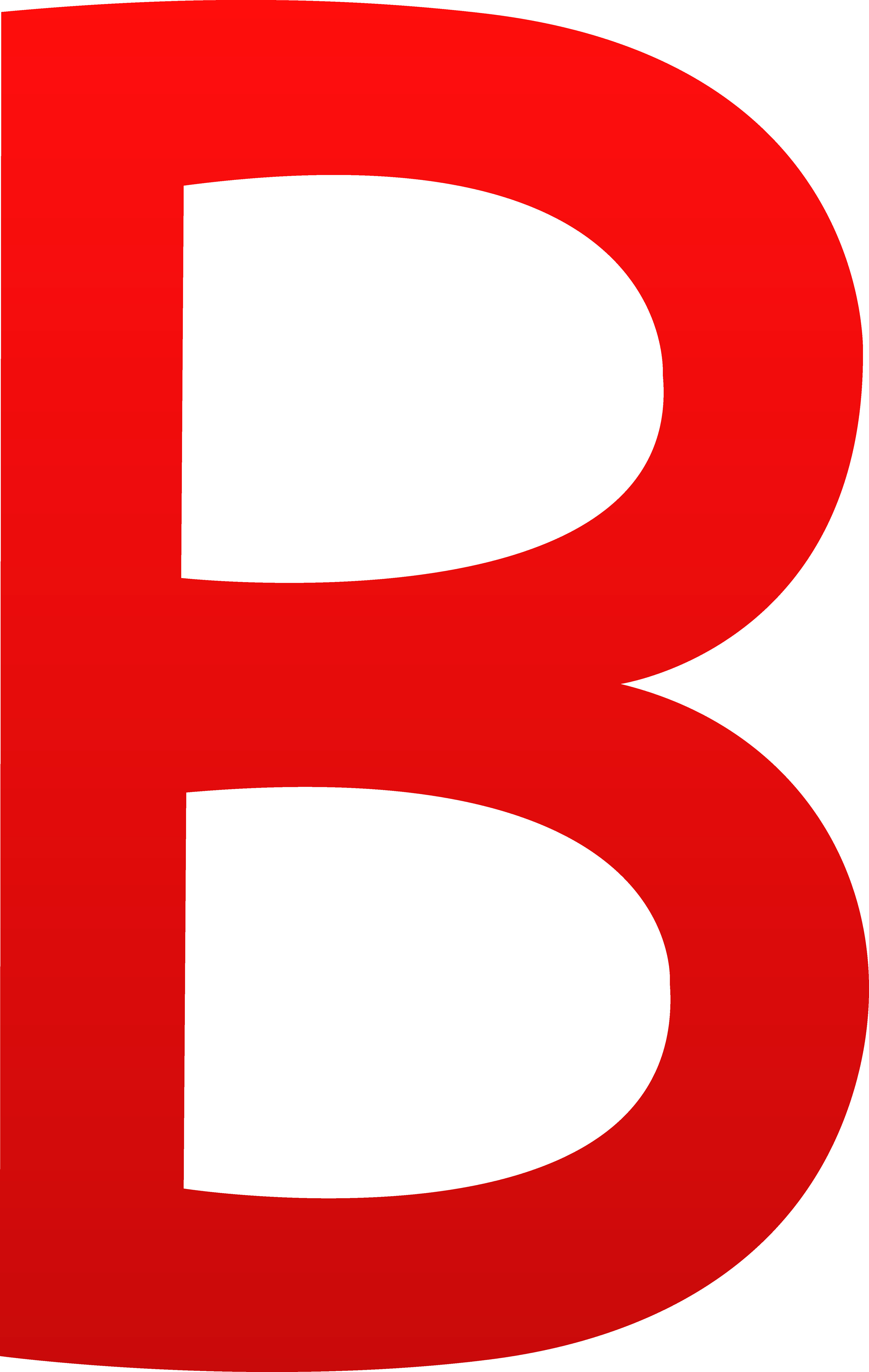 classic letter b red png #34968