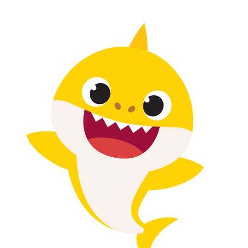 Transparent Background Yellow Baby Shark Clipart