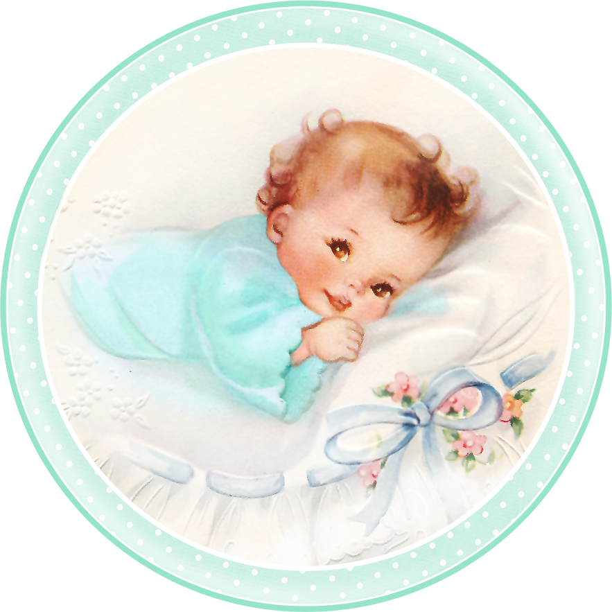 cute baby, cute babies bed printable cards toppers #14214