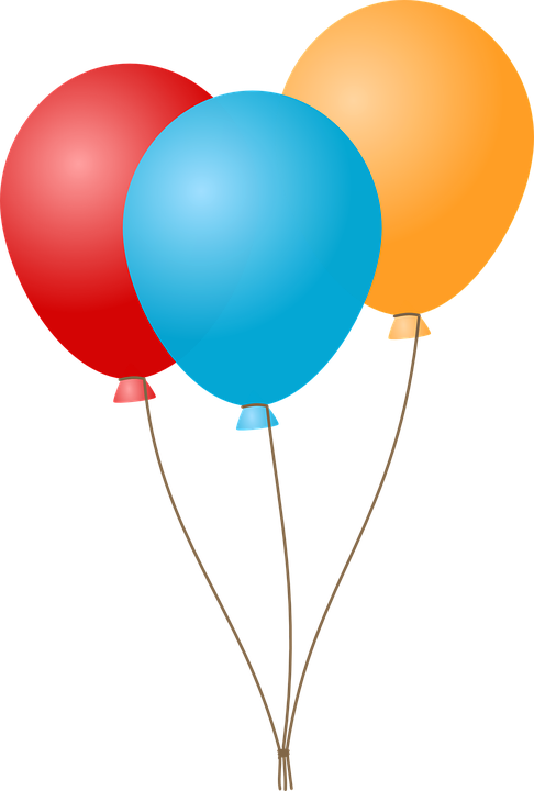 balloons decorations party vector graphic #9339