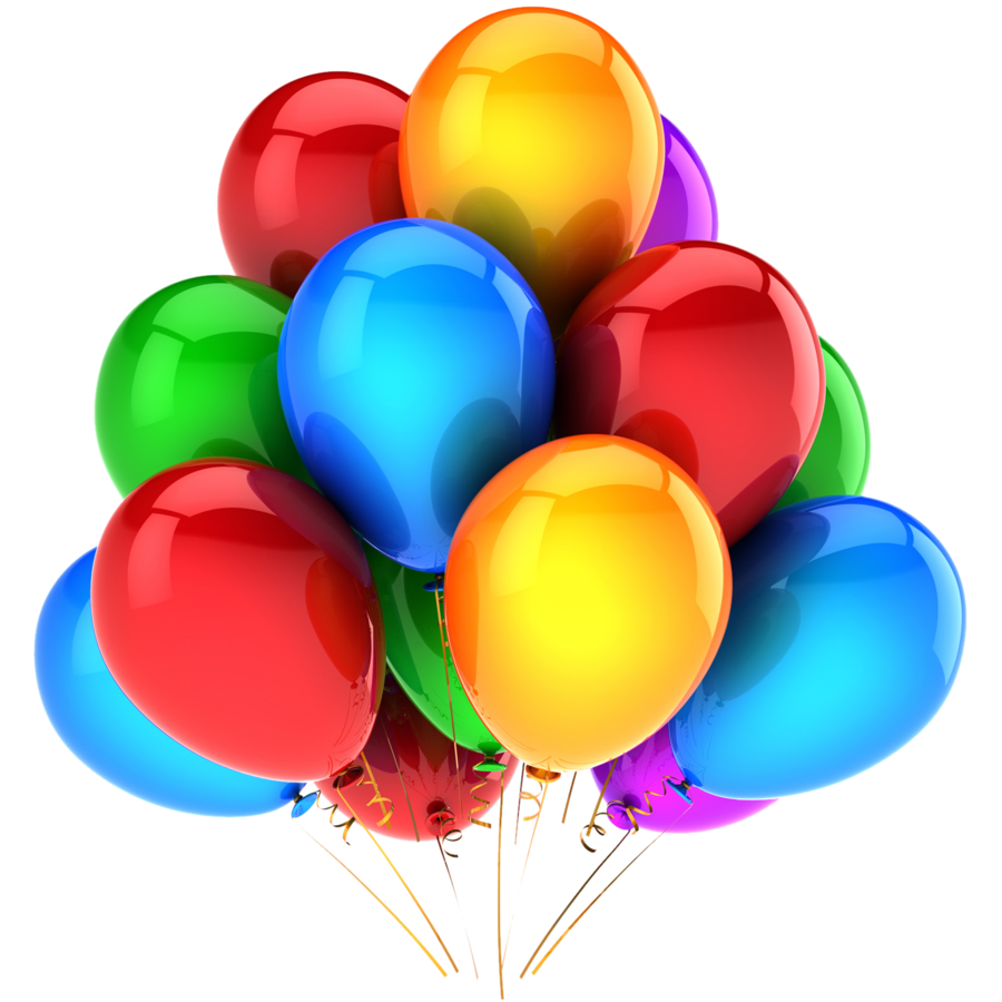 birthday balloons png download clip art #9340