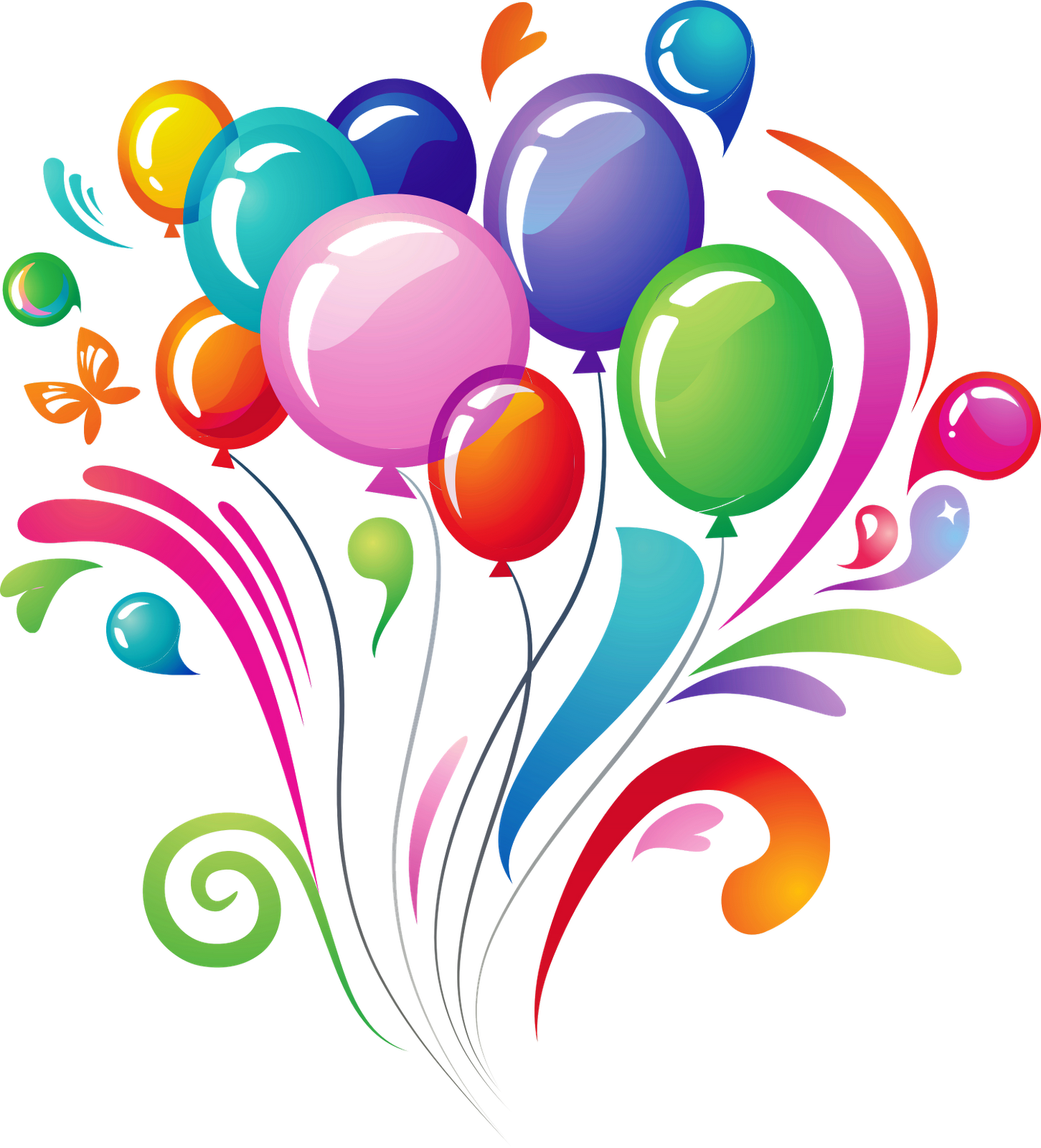 birthday balloons png download clip art #9353